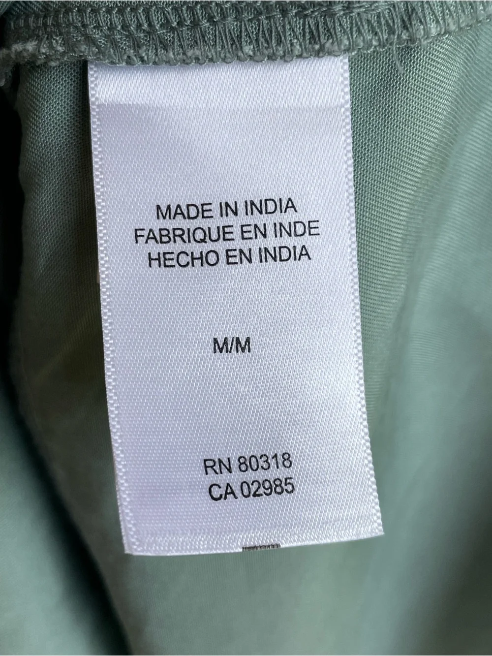 Lucky Brand Sage Green Button Front Ling Sleeve Shirt.